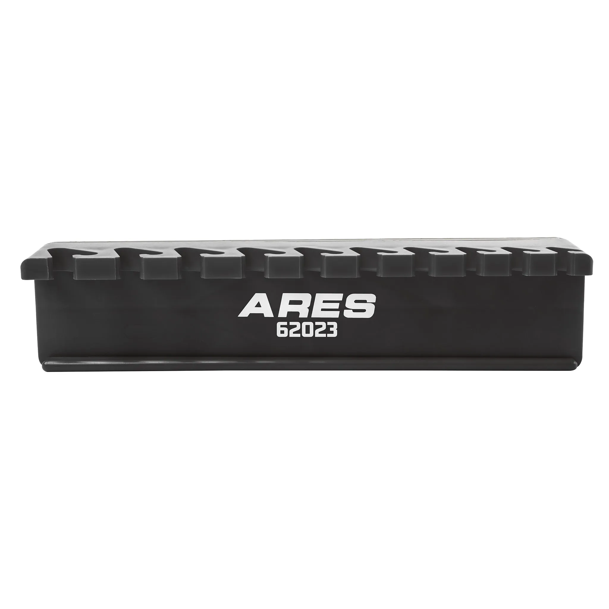 ARES 62023 - 10-Piece Black Magnetic Wrench Organizer