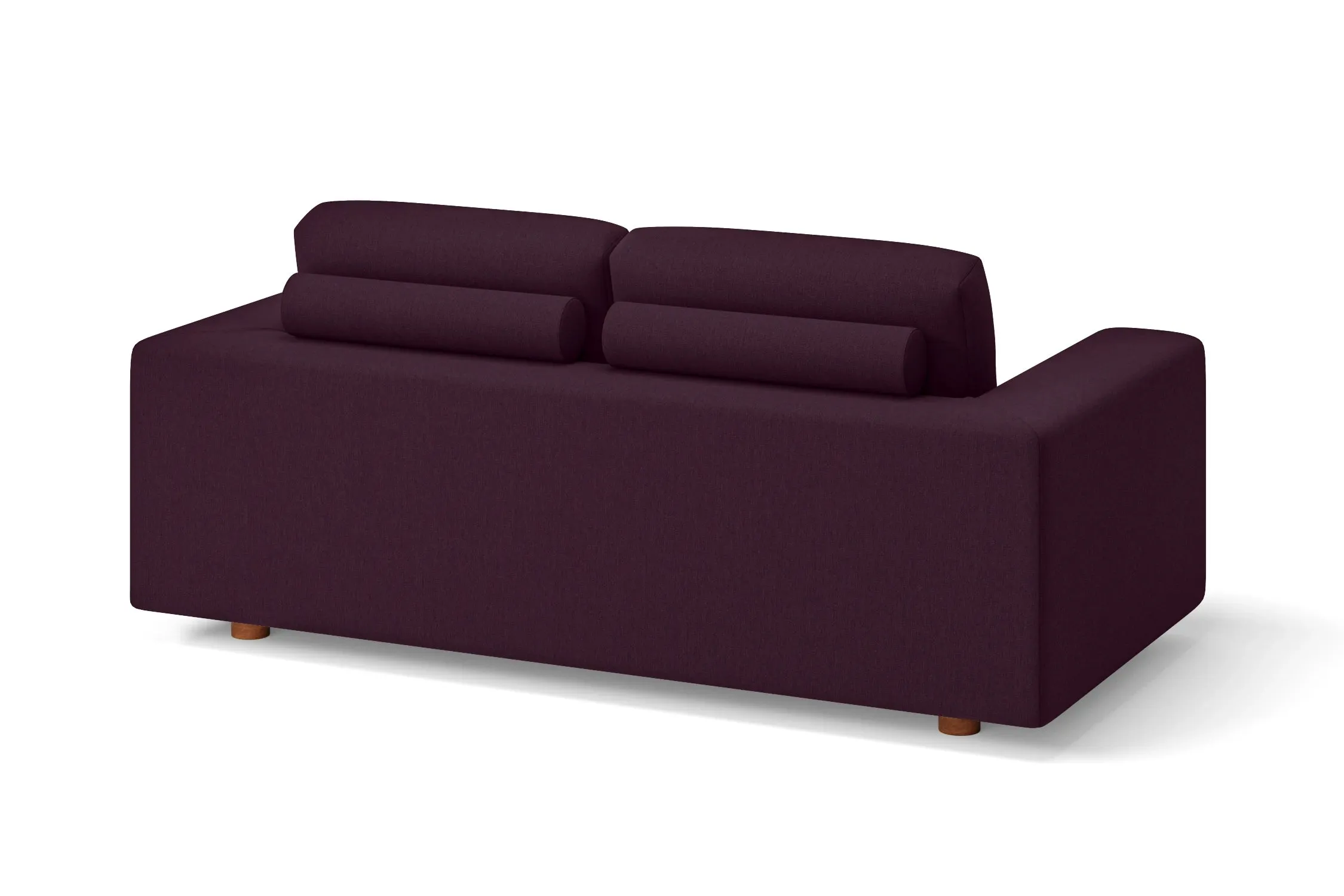 Arezzo 2 Seater Sofa Purple Linen Fabric