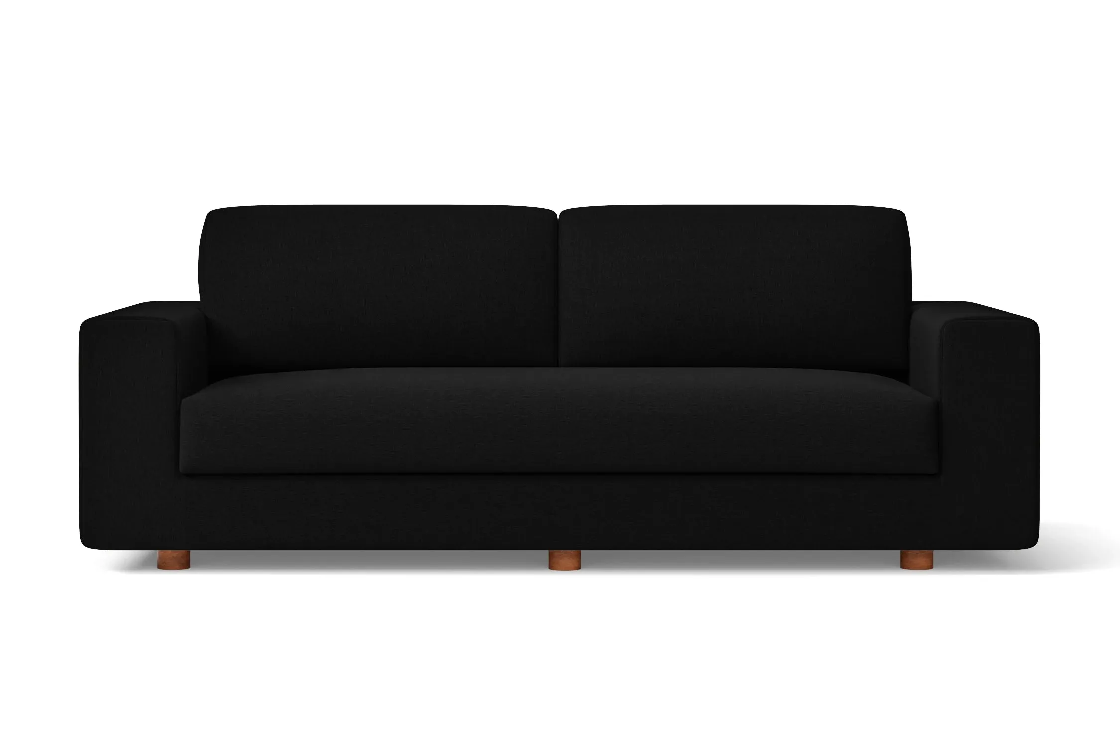 Arezzo 3 Seater Sofa Black Linen Fabric