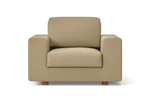 Arezzo Armchair Beige Linen Fabric