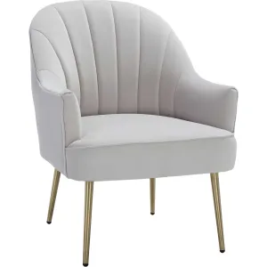 Ariah Accent Chair Light Gray