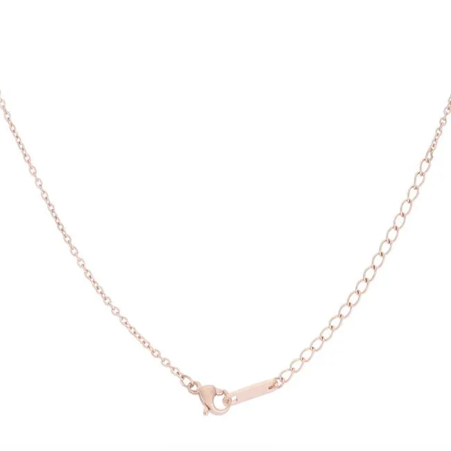 Arianna Rose Gold Arrow Necklace | Stainless Steel