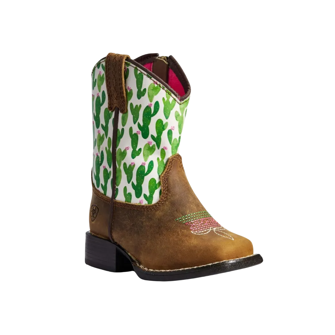 Ariat M&F Kid's Lil' Stompers Anaheim Cactus Design Boot