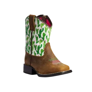 Ariat M&F Kid's Lil' Stompers Anaheim Cactus Design Boot