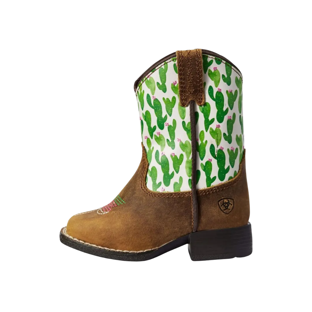 Ariat M&F Kid's Lil' Stompers Anaheim Cactus Design Boot