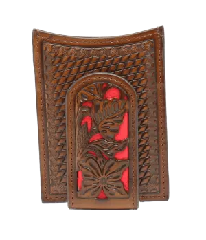 Ariat M&F Nocona Tooled Underlay Money Clip