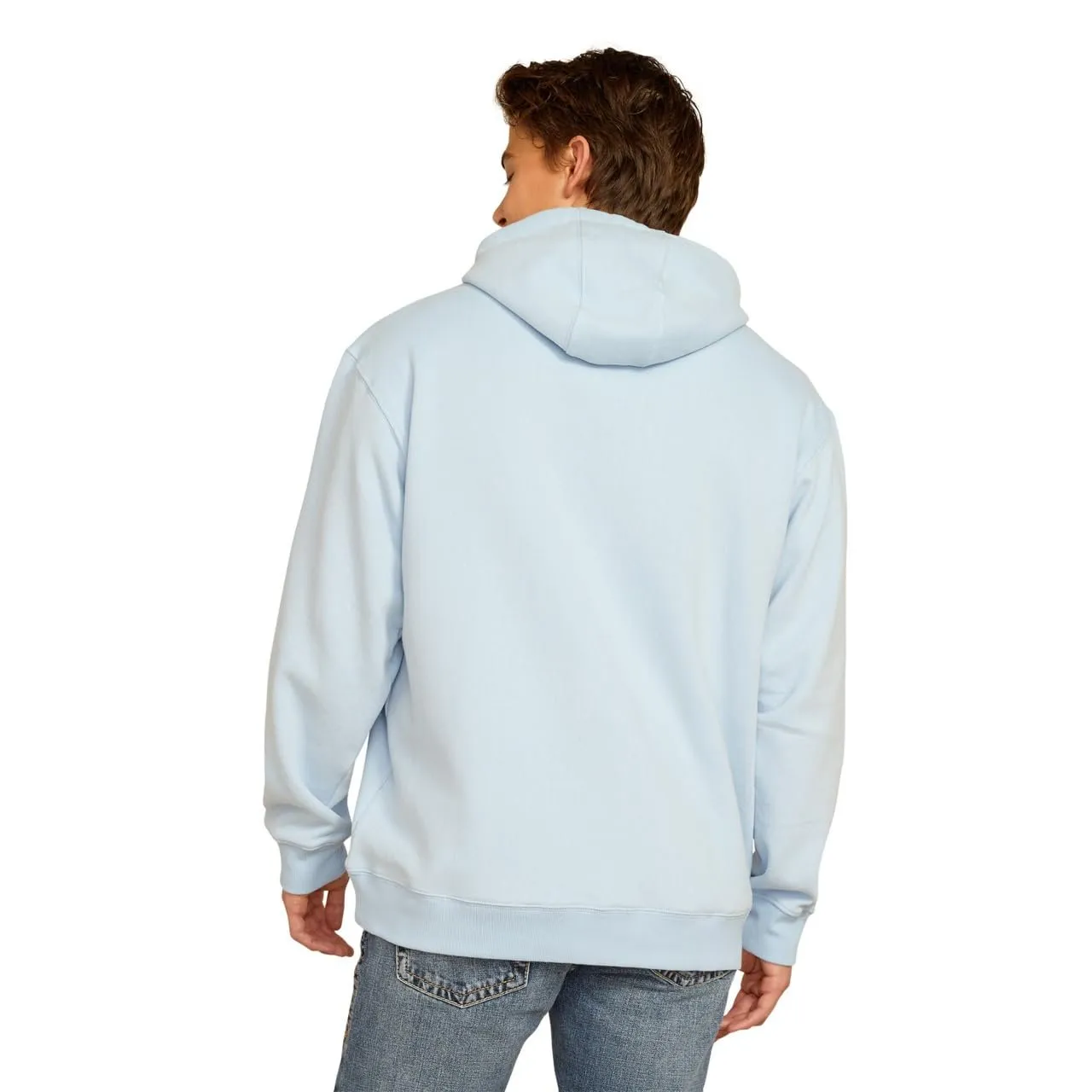 Ariat Men's Canyon Southwest Circle Hoodie, Soft Chambray