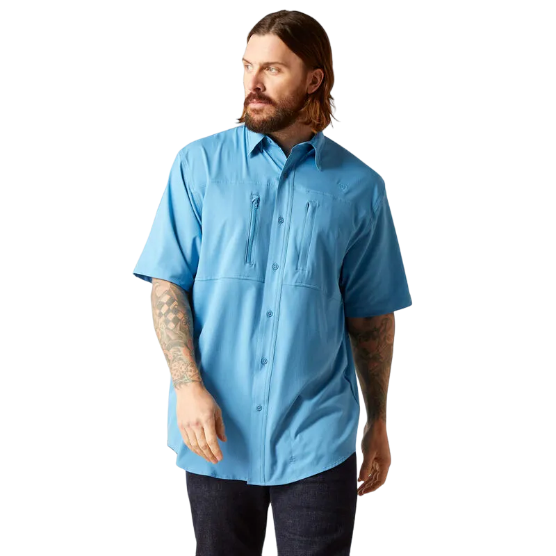 Ariat Men's Cendre Blue Classic Fit Shirt