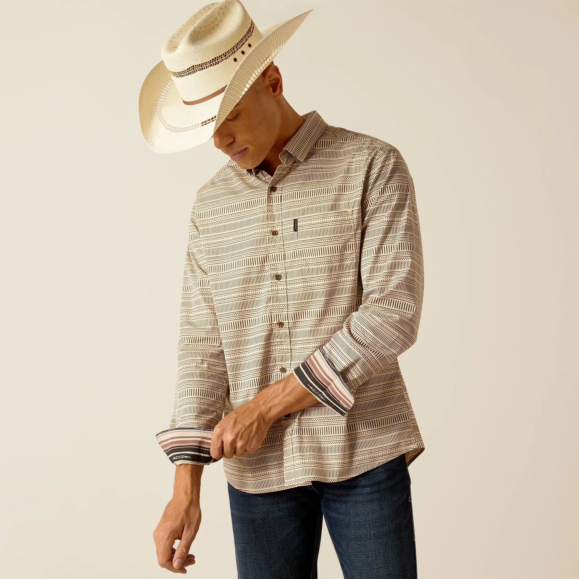 Ariat Men's Long Sleeve Modern Fit Marvin