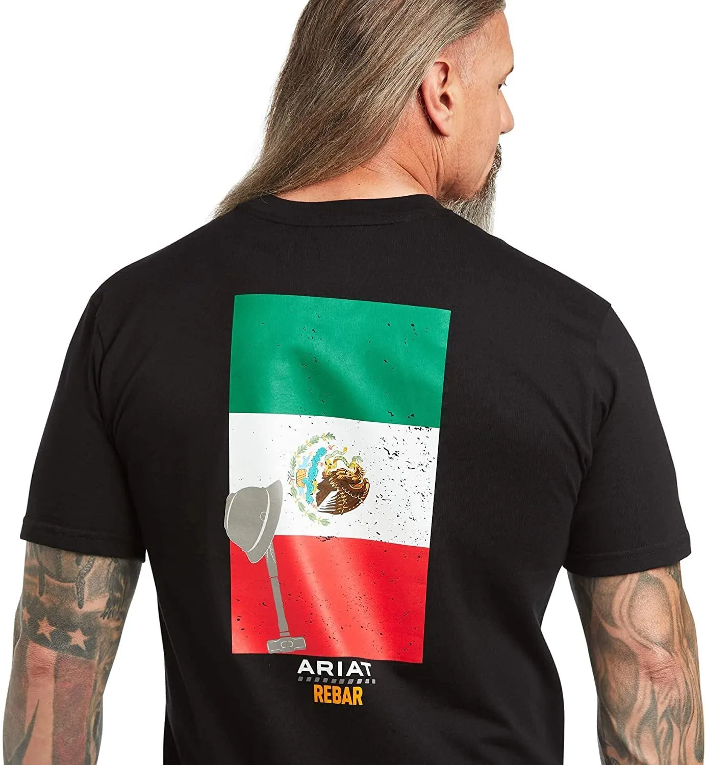 Ariat Men's Rebar Cotton Strong Mexican Pride Graphic T-Shirt