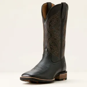 Ariat Men's Ricochet Cowboy Boot in Black Carbon