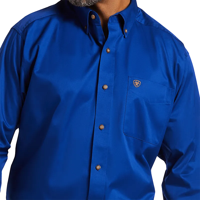 Ariat Men's Solid Twill Ultra Marine Shirt