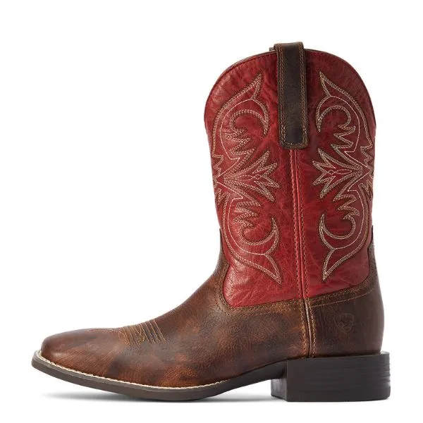 Ariat Mens Sport Pardner Matte Rebel Boots