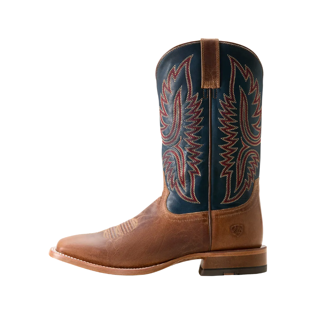 Ariat Men's Tanglewood Cowboy Bone Honorable Blue Boots