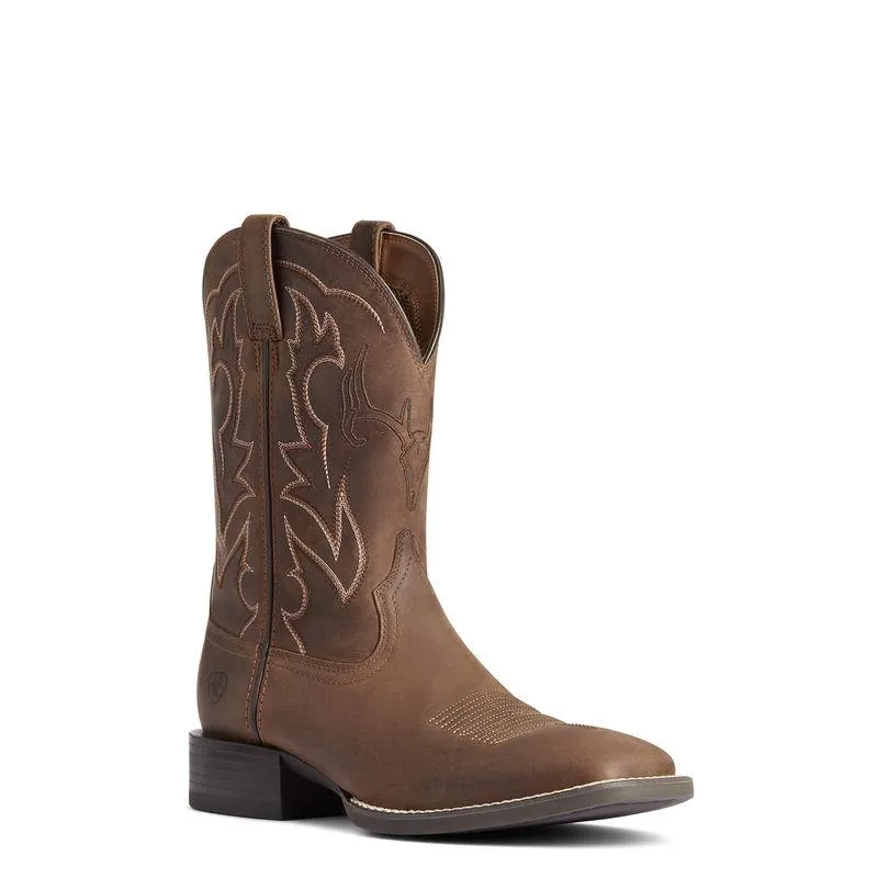 ARIAT MNS SPORT OUTDOOR BUCK PULL ON WESTERN BOOT