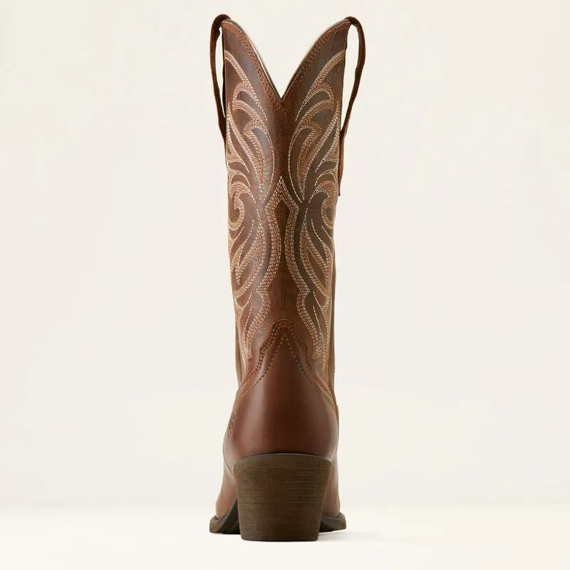 Ariat Women's Heritage J Toe Stretchfit Western Boot - Sassy Brown