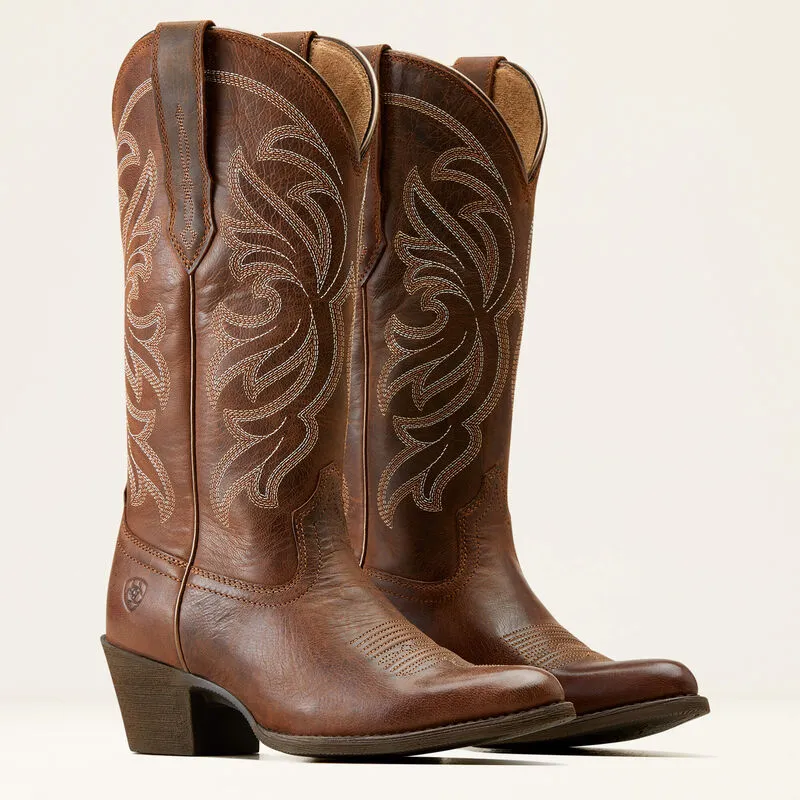 Ariat Women's Heritage J Toe Stretchfit Western Boot - Sassy Brown