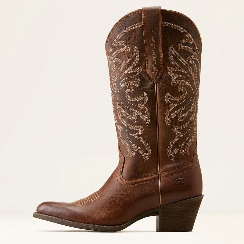 Ariat Women's Heritage J Toe Stretchfit Western Boot - Sassy Brown