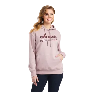 Ariat Women's Nostalgia Rose Heather Real Sequin Logo Hoodie