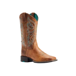 Ariat Women's Round Up Back Zip Western Boot