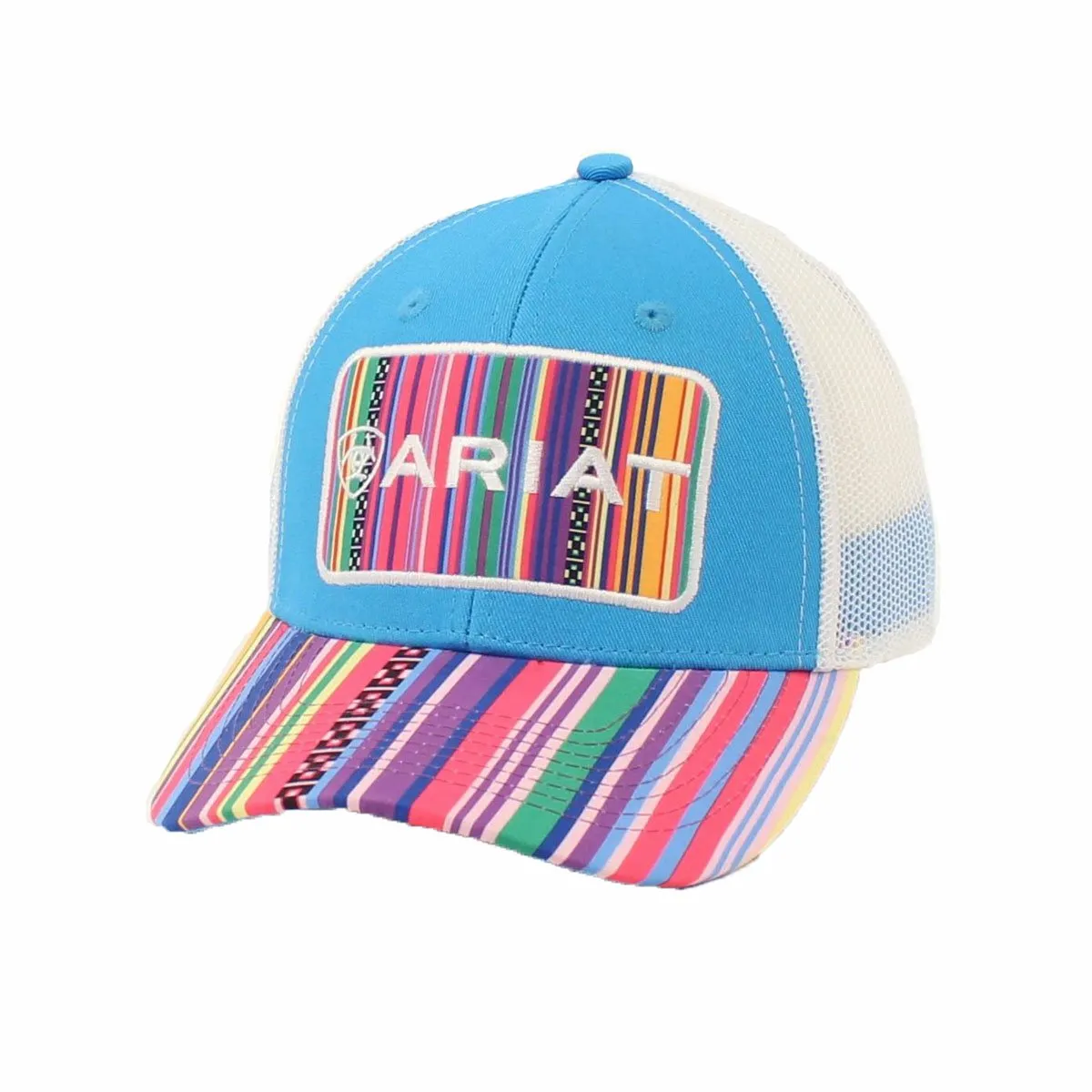 Ariat Women's Snap Back Striped Hat, Multicolored