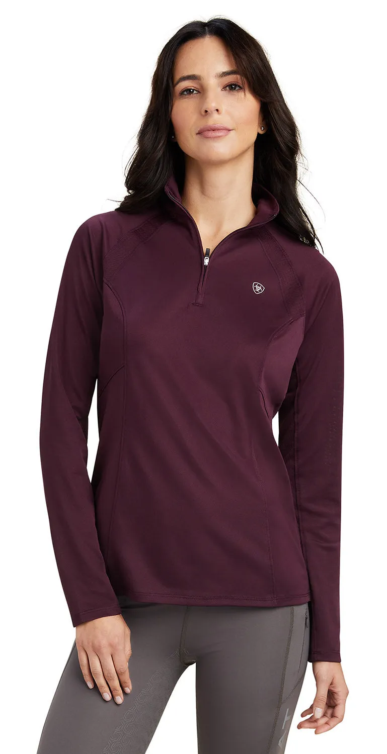 Ariat Women's Sunstopper 2.0 1/4 Zip Baselayer