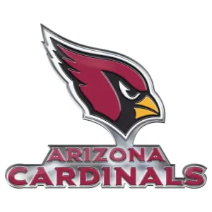 Arizona Cardinals Heavy Duty Aluminum Embossed Color Emblem - Alternate