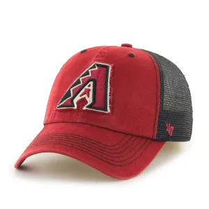 Arizona Diamondbacks 47 Brand Red Taylor Closer with Black Mesh Flexfit Hat Cap