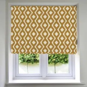 Arizona Geometric Yellow Roman Blind