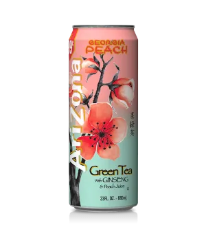 Arizona Georgia Peach Green Tea 23oz