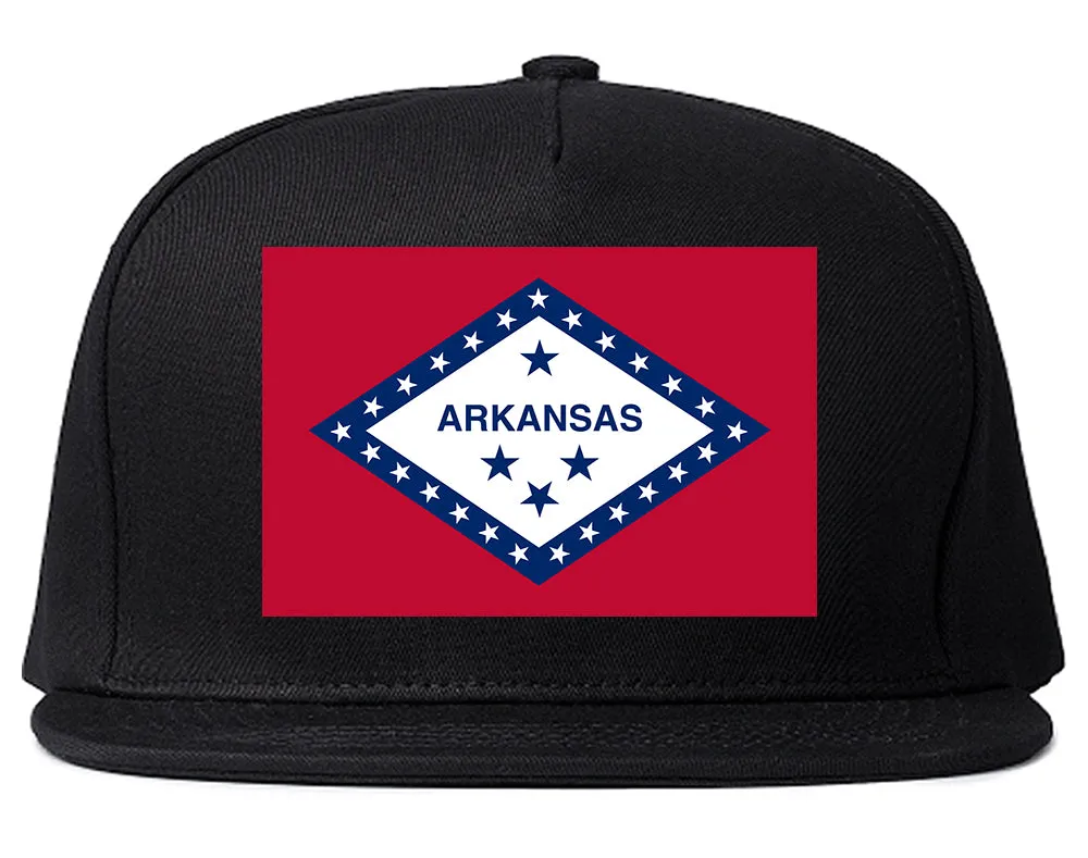 Arkansas State Flag AR Chest Mens Snapback Hat