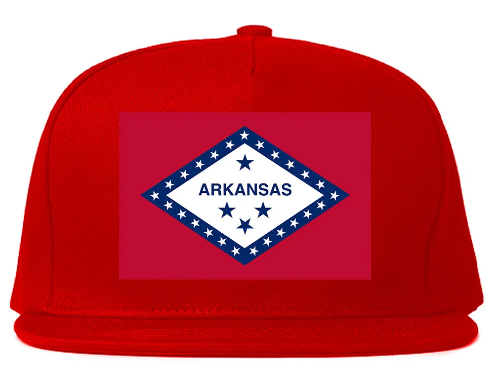 Arkansas State Flag AR Chest Mens Snapback Hat