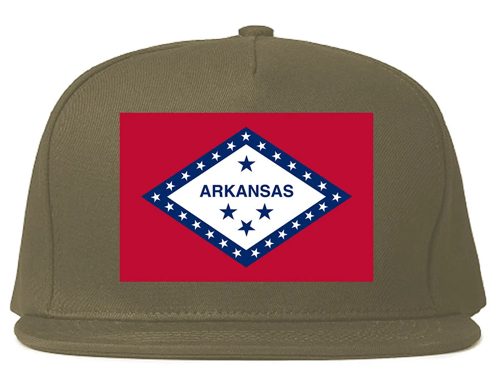 Arkansas State Flag AR Chest Mens Snapback Hat