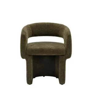 Arlo Dining Chair – Green Boucle