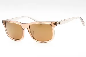 Armani Exchange 0AX2048S Sunglasses Shiny Transparent Brown/Brown Mirrored Gold Polari Men's