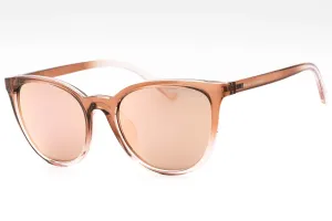 Armani Exchange 0AX4077SF Sunglasses Shiny Pink/Crystal/Mirrored Rose Gold Women's