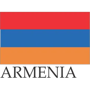 Armenia Embroidered Flag Badge