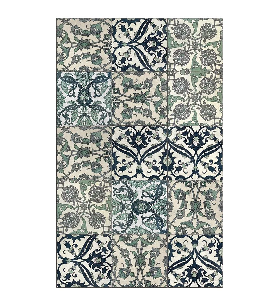 Armenian Eclectic Concrete Vinyl Rug