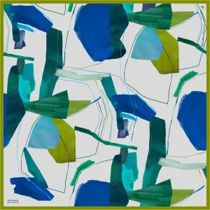 Armine Abstract Harmony Silk Scarf #1