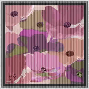 Armine Desiree Floral Silk Scarf #36