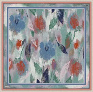 Armine Elara Floral Silk Scarf #36