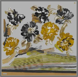 Armine Estelle Floral Silk Scarf #52