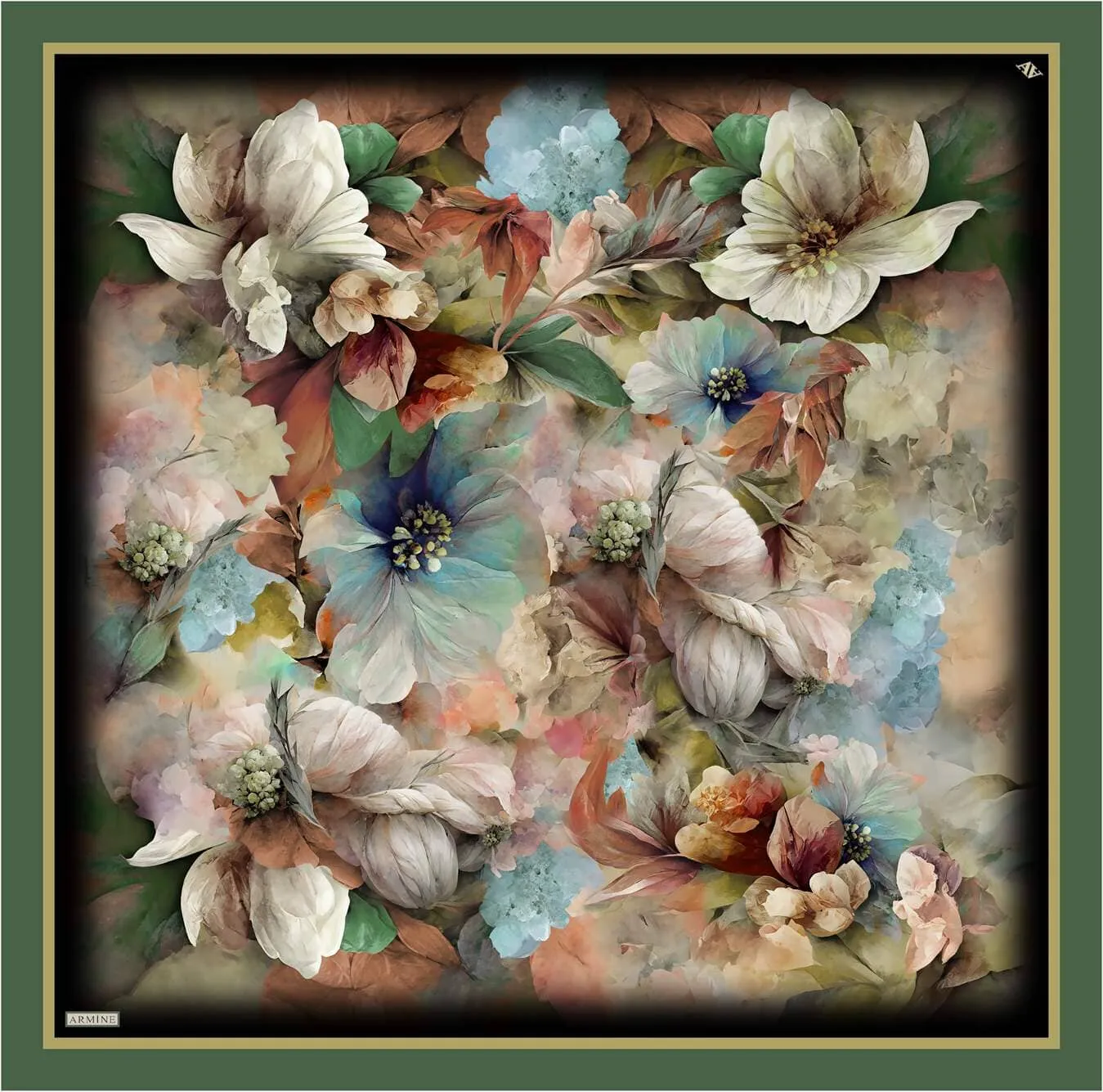 Armine Felicity Floral Silk Scarf #82