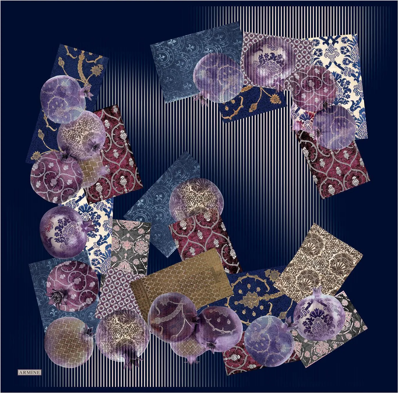 Armine Grace Kelly Silk Scarf No. 9