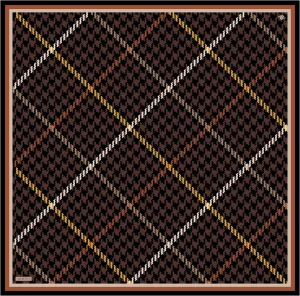 Armine HoundsTooth Square Silk Scarf #33