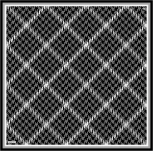 Armine HoundsTooth Square Silk Scarf #5