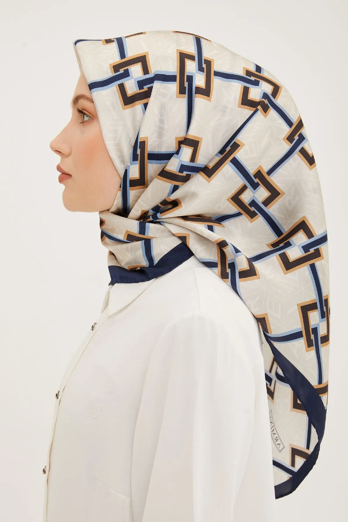 Armine Jacq Modern Silk Scarf #2