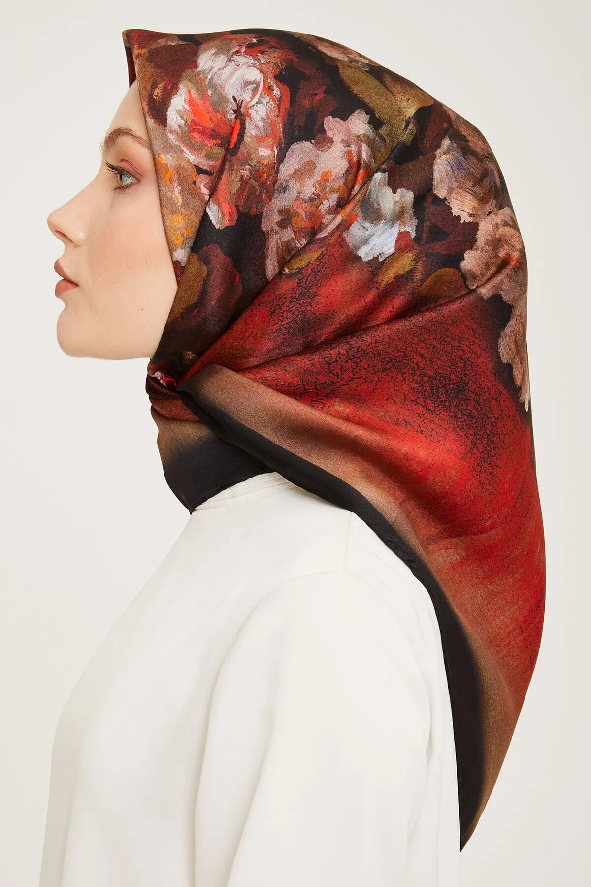 Armine Kemboja Floral Silk Scarf #5