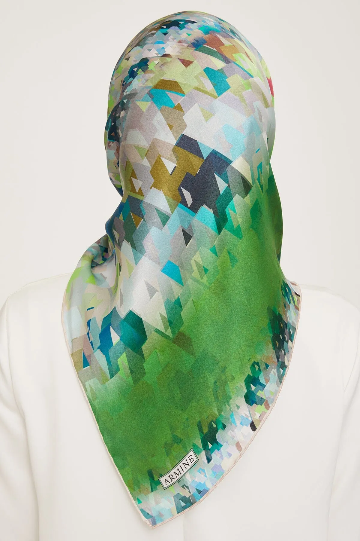 Armine Pixel Chic Silk Scarf #54