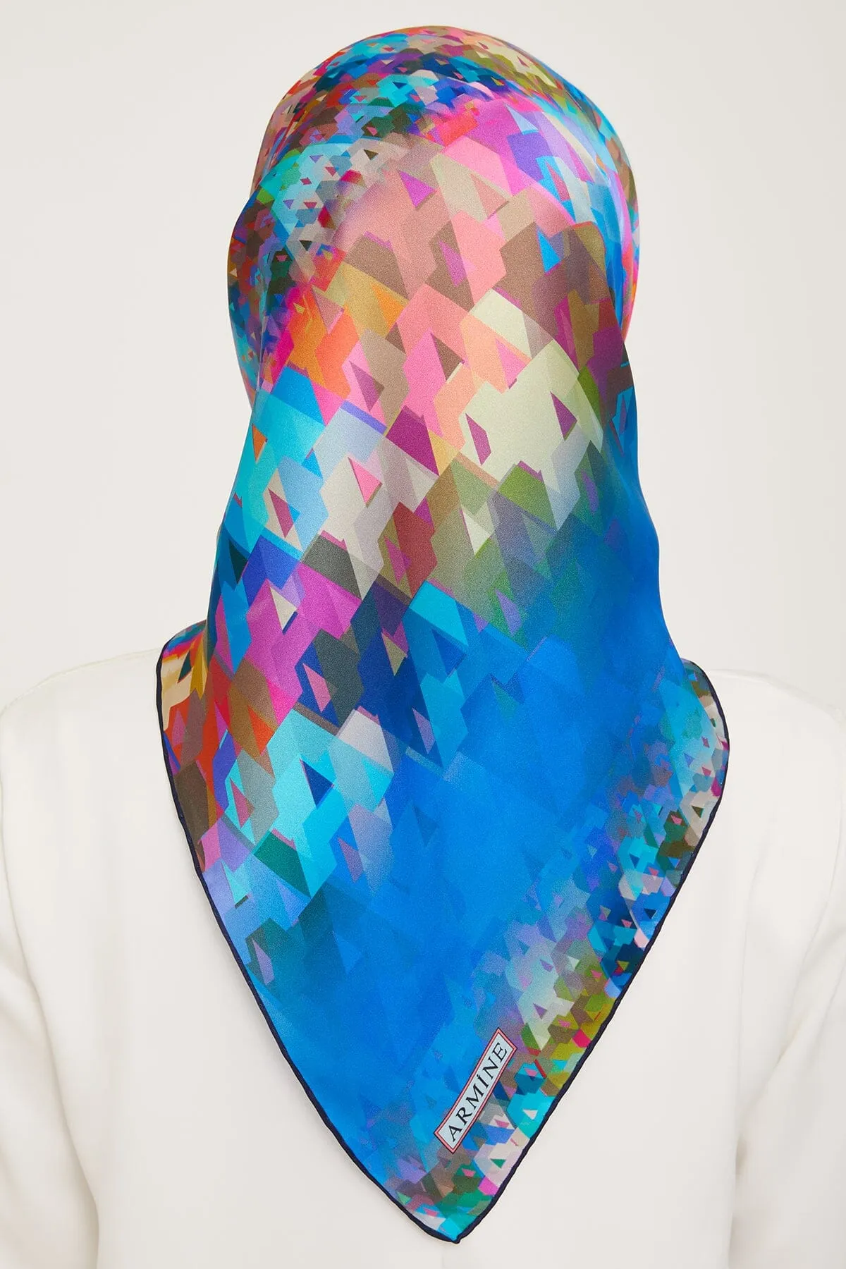 Armine Pixel Chic Silk Scarf #9